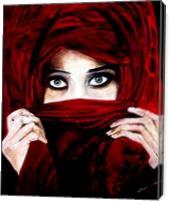 Lady From Middle East - Gallery Wrap