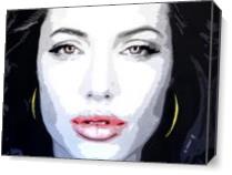 Angelina Jolie As Canvas
