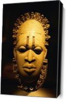 African Mask As Canvas