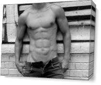 Male Abs As Canvas