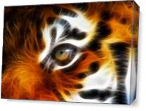 Tiger As Canvas