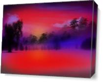 Nature Composition In Red - Gallery Wrap Plus