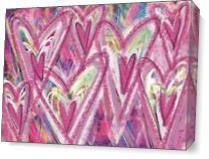 Pink Hearts - Gallery Wrap Plus