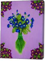 Violets Are Blue - Gallery Wrap