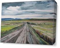 The Gravel Road As Canvas