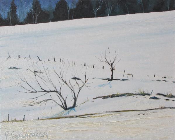 Across A Snowy Field