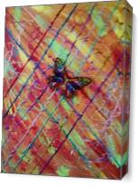Modern Abstract Butterfly As Canvas