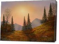 Alpine Sunset - Gallery Wrap
