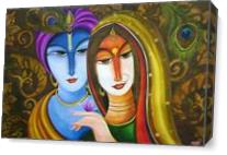 Krishna Radha - True Love As Canvas