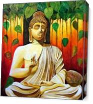 Buddha The Enlightened One As Canvas