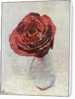 Rose With Texture I - Standard Wrap