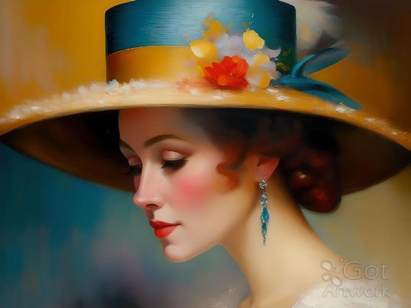 Lady With Big Hat 3