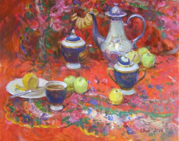 The Tea With The Lemon