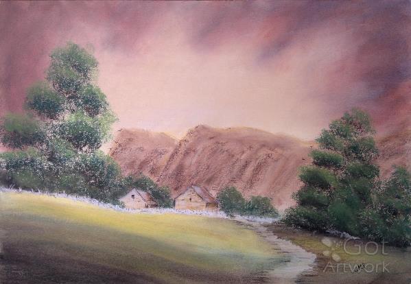 Landscape In Pastel