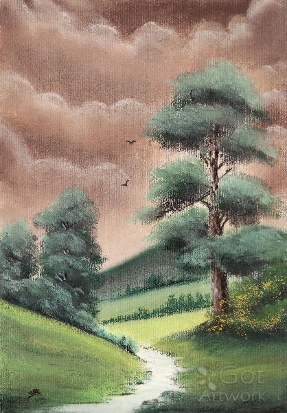 Landscape In Pastel