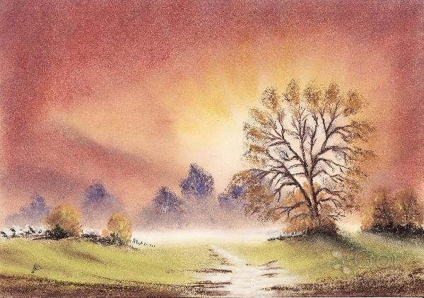 Landscape In Pastel