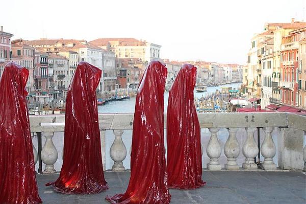Contemporary Art Biennale Show Project Venice Illuminations Public Art Manfred Kielnhofer Sculpture Statue