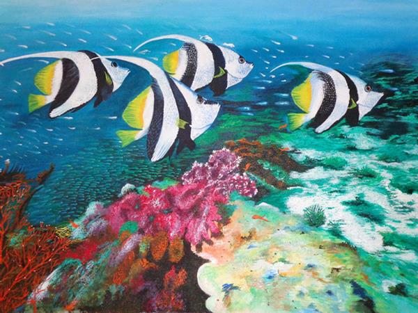 Fishes And Coral Reffs