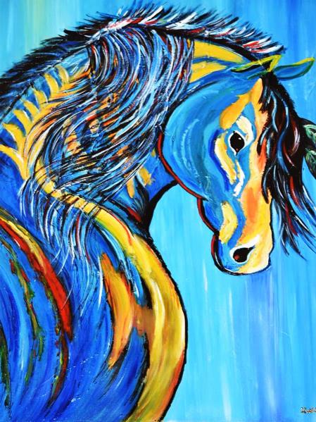 Blue Horse Indian