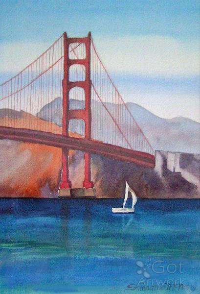 Golden Gate Bridge From Crissy Field