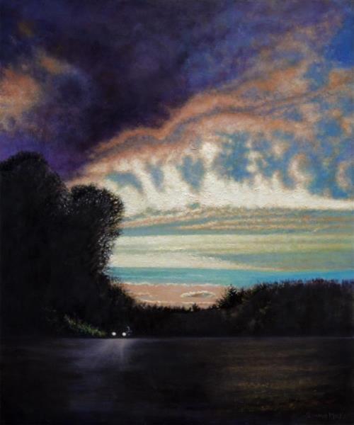 Purple Sunset, Occum Lane Montville, CT