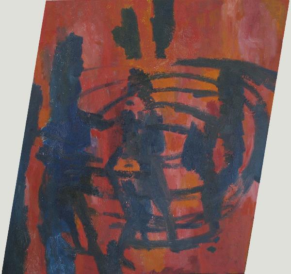 People In The Dark Oil On Canvas X