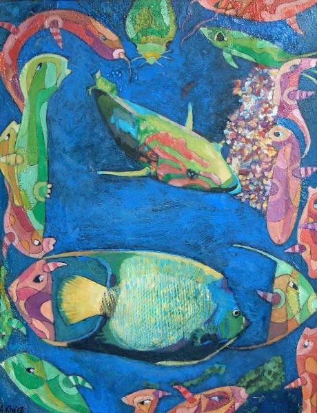 Deep Sea Cm X Cm Oil On Canvas