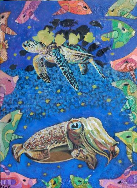 Deep Sea Cm X Cm Oil On Canvas