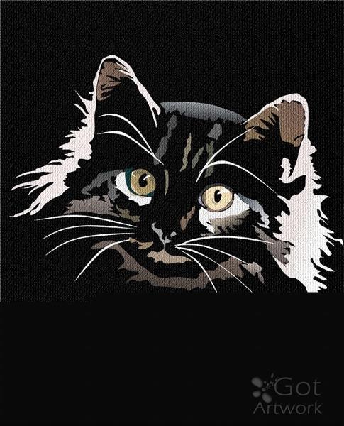 Gato En Negro