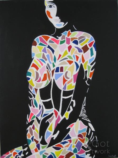 Harlekin Woman