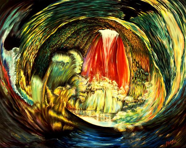 Inside The Womb Abstract Wave