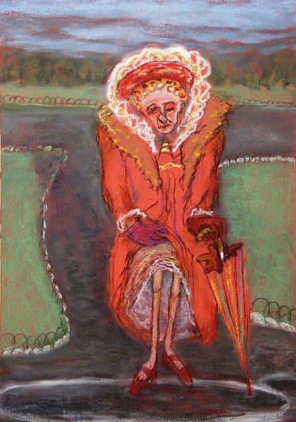 Old Woman In Park