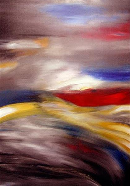 Colourfield 1 Acrylic On Canvas 35 X 25in 2013