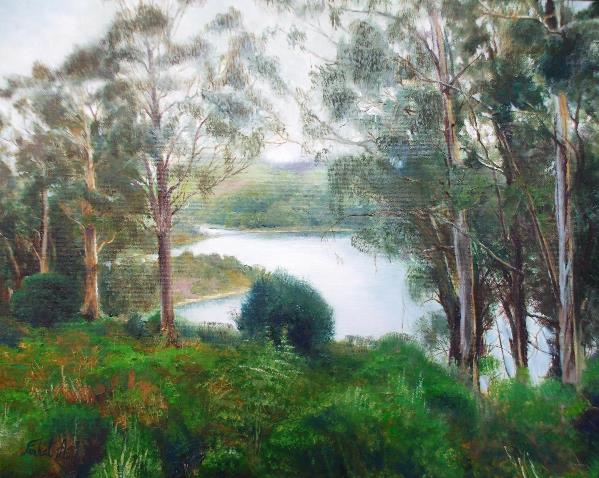 Looking Over Lake Chabot