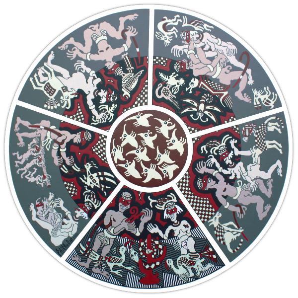 P174- Five Lives Of Mimbres Mogollon: Meeting, Affinity, Love, Revelation, Family.-2013