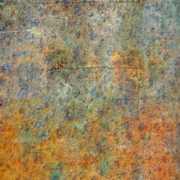 Blue And Copper Textures Abstract