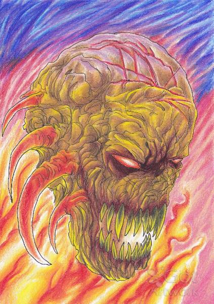 Demon Watcher Art