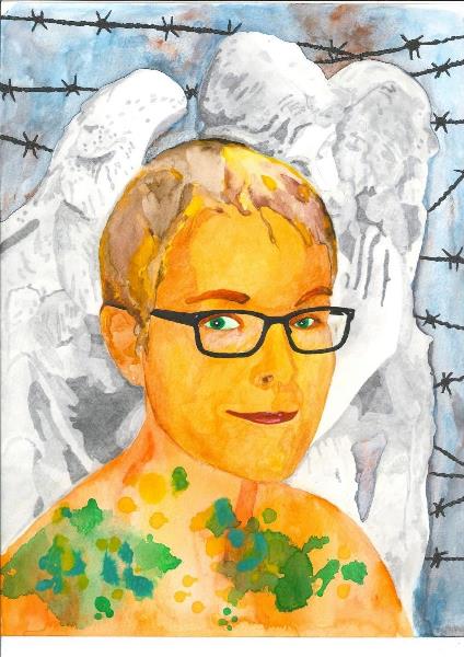Barbed Wire Portrait #1
