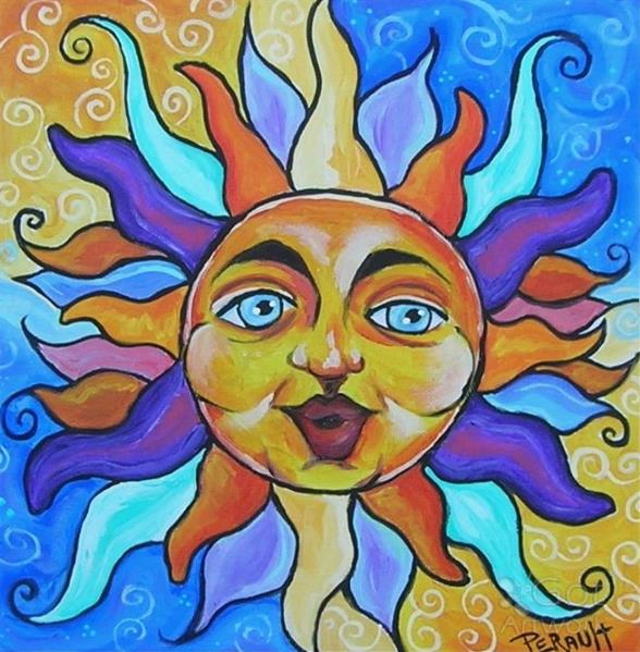 Seasonal Sun Painting By Carol Perault - gotartwork.com