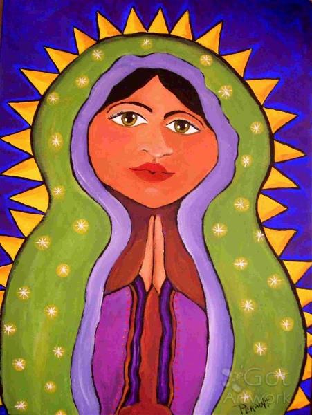 Golden Rays Madonna