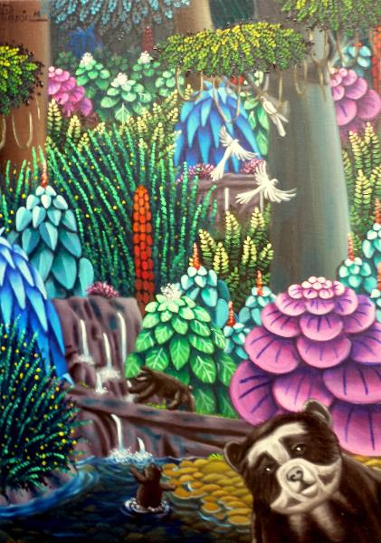 Oso De Anteojos 35x25 Cms 2016