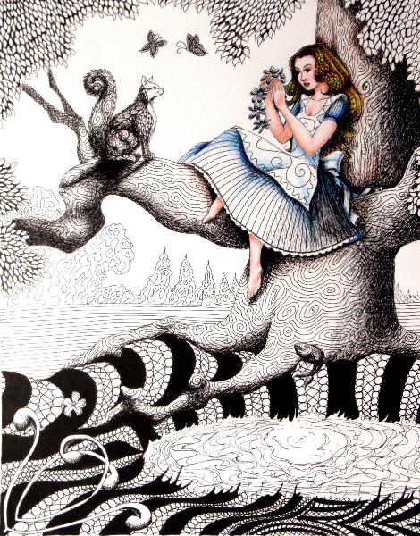 Alice Zentangle
