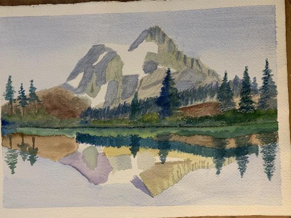 Mountain Watercolor 1