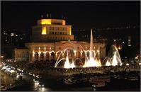 Republic Square, Yerevan As Greeting Card