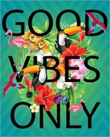 Good Vibes Only 2 As Framed Poster