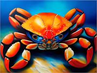 Crab Beach Art
