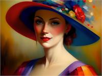 Lady With Big Hat 2