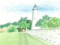 Ocracoke Lighthouse As Framed Poster