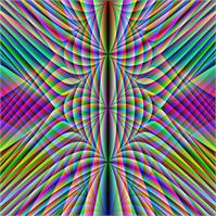 Knots In Hyperspace One As Framed Poster