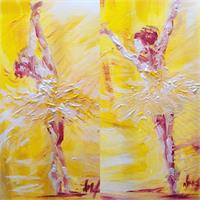Ballerina In Yellow I & II